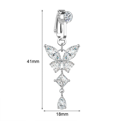 Clip-On Belly Button Piercing