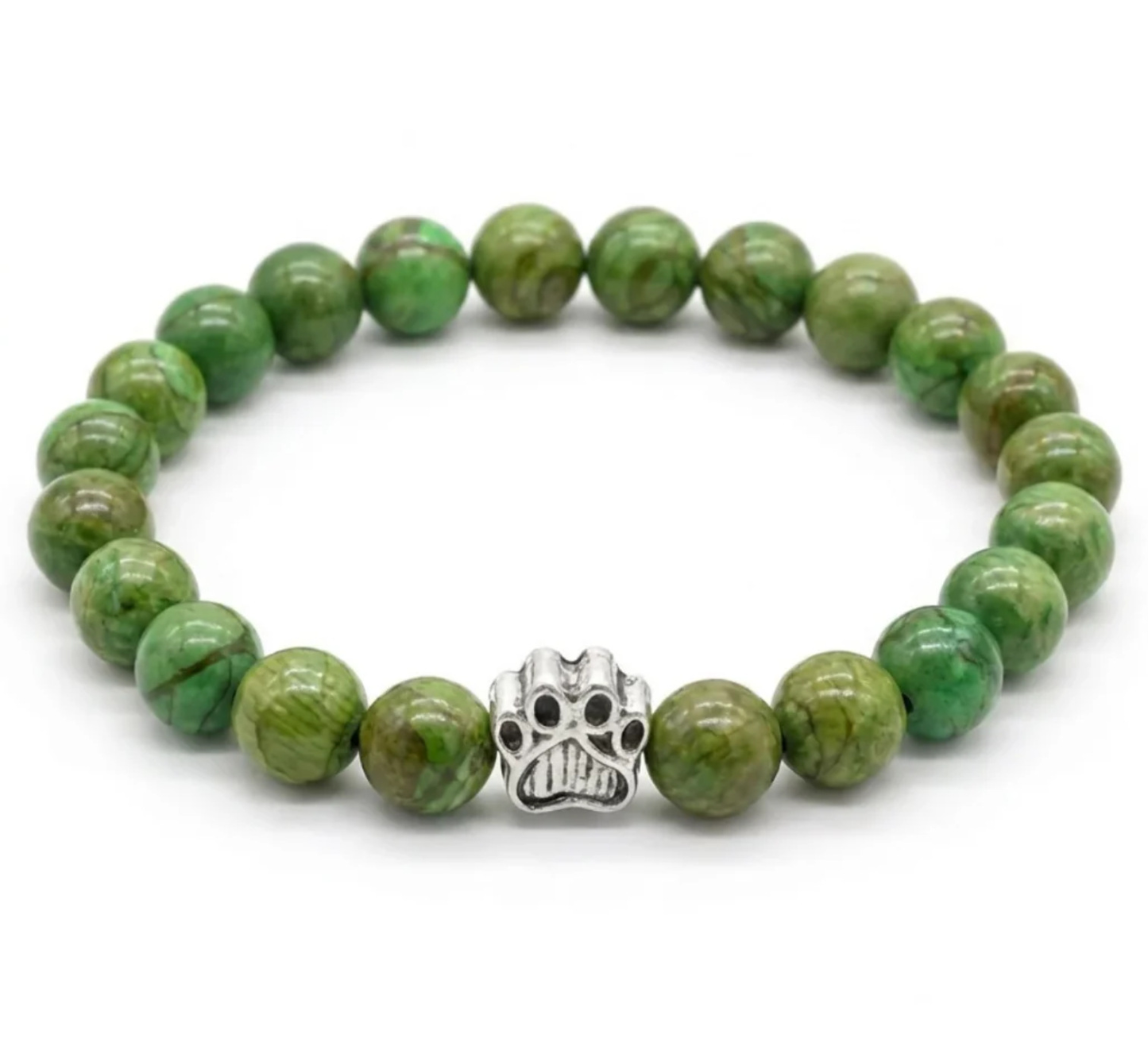 Dog Paw Bead Bracelet
