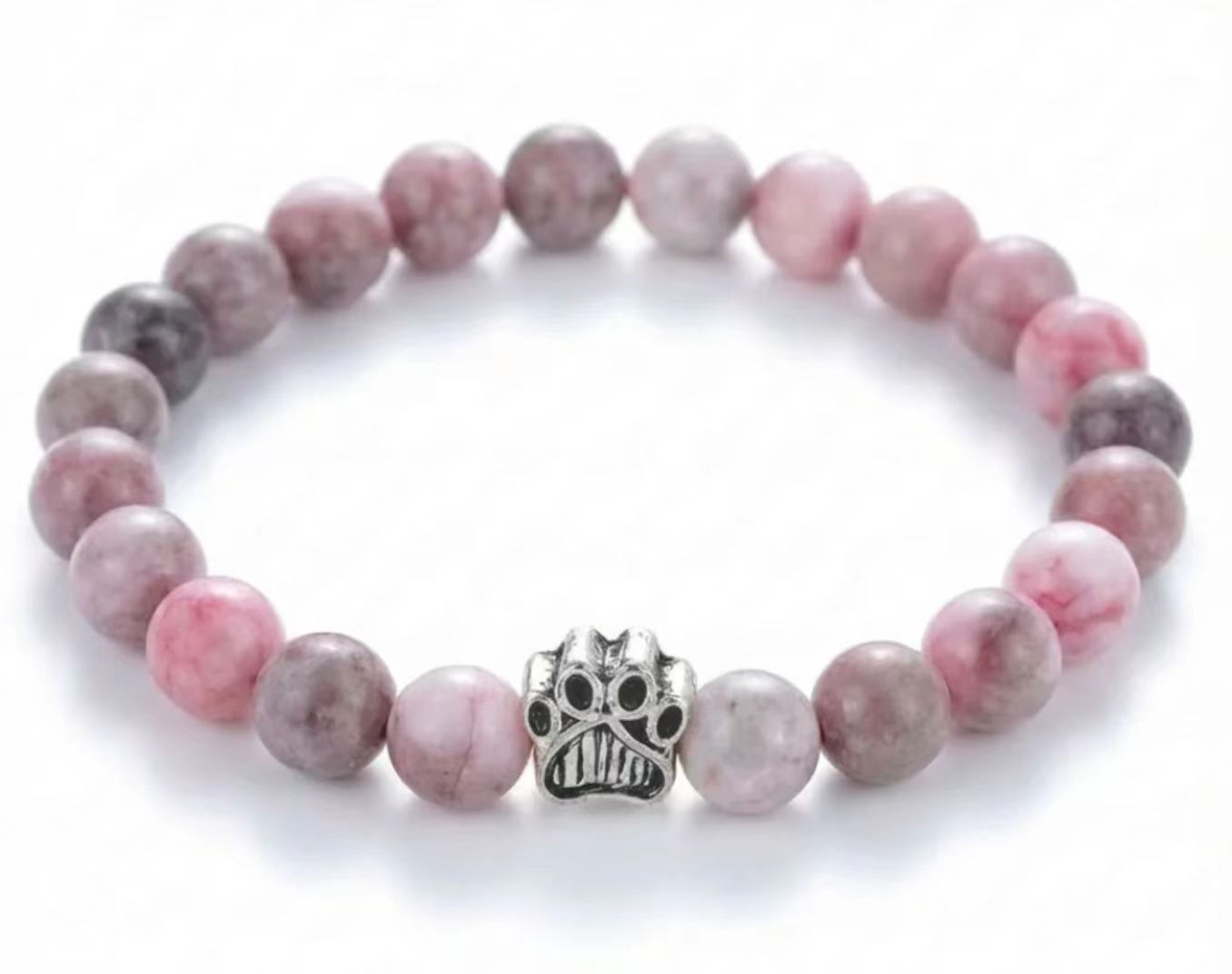 Dog Paw Bead Bracelet