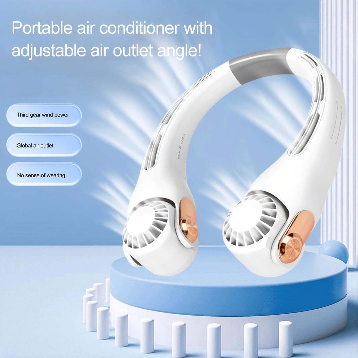 Wearable Bladeless Neck Fan