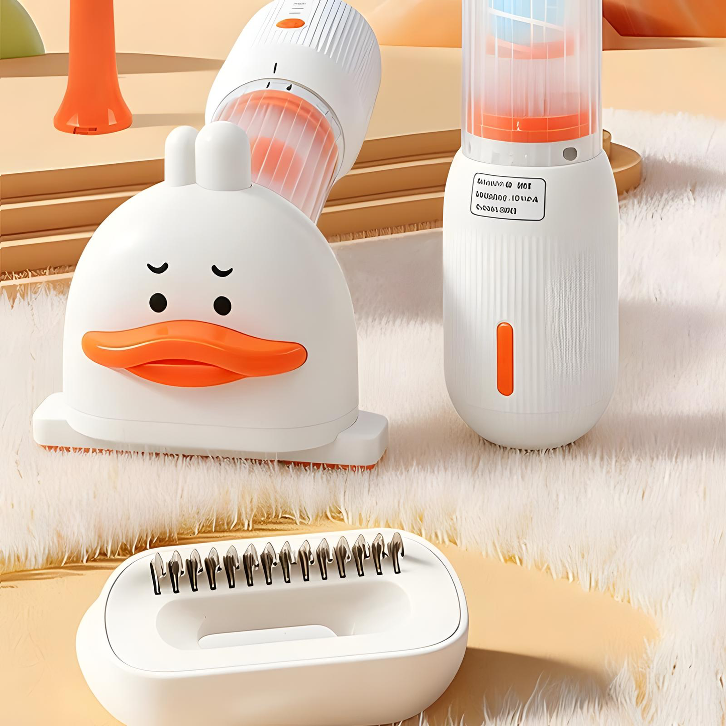 4-in-1 Electric Pet Hair Removal Brush