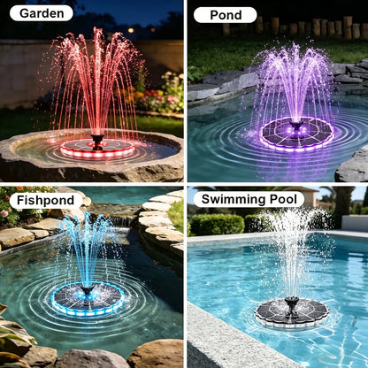 Outdoor Solar Fountain for Garden