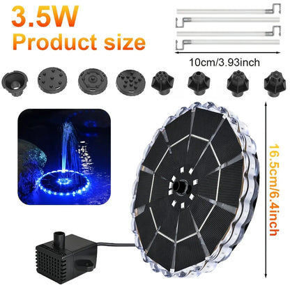 Outdoor Solar Fountain for Garden